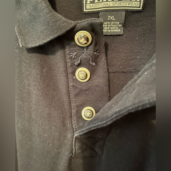 Classic and stylish BT Player black Oklahoma State University polo. - Picture 6 of 6